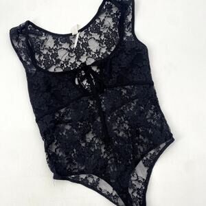 Urban Outfitters black lace bodysuit